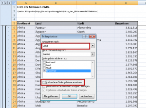 Zum Vergrößern bitte auf das Bild klicken Weitere Teilergebnisse einfügen