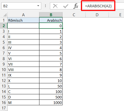 Asterix Und Excelix Romische Zahlen In Excel Der Tabellenexperte