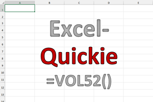 Excel-Quickies (Vol 52)