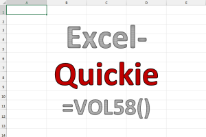 Excel-Quickies (Vol 58)