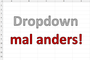 Dropdown-Liste: Dynamisch erweitert und sortiert