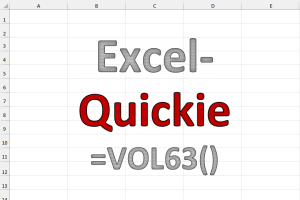 Excel-Quickies (Vol 63)
