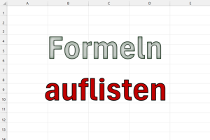 Alle Formeln auflisten