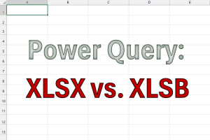 Power Query und das Excel-Binärformat XLSB