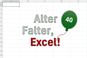 Happy Birthday: Excel wird 40!