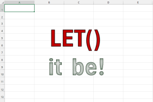 LET it be? Ganz im Gegenteil!