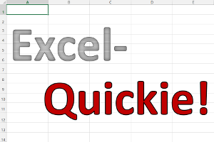 Excel-Quickie!