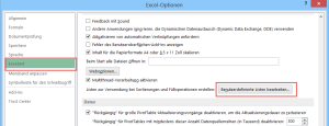 Zum Vergrößern bitte auf das Bild klicken Excel 2010/2013: Benutzerdefinierte Listen