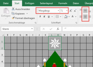 Stern aus Zeichensatz