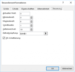 Eigenschaften festlegen