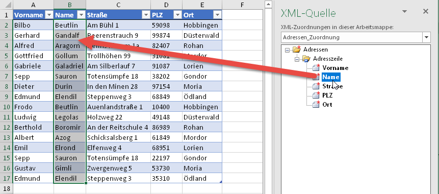 Von Excel Zu Xml Und Zuruck Der Tabellenexperte