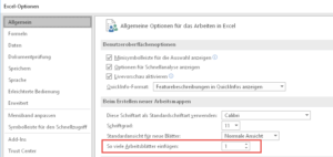 Zum Vergrößern bitte Bild anklicken Wie viele Blätter soll eine neue Mappe haben?