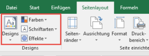 Zum Vergrößern bitte Bild anklicken Ein eigenes Farbdesign anlegen
