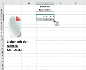 Zum Vergrößern bitte auf das Bild klicken Beispiel: Erster und Fünfzehnter