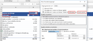 Zum Vergrößern bitte auf das Bild klicken Option 3: Nur der Wertebereich ohne Summen