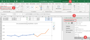 Datenreihe "Aktuell" auswählen