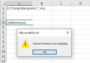 Zum Vergrößern bitte auf das Bild klicken Die Funktion kann nicht direkt verwendet werden