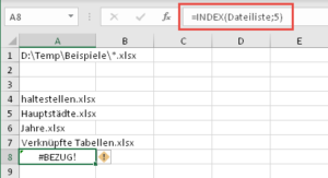 Zum Vergrößern bitte auf das Bild klicken Statische Index-Nummern sind mühsam