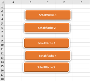 Zum Vergrößern bitte Bild anklicken Die noch ungeordneten Schaltflächen