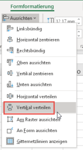 Zum Vergrößern bitte Bild anklicken ... und dann eine gleichmäßige vertikale Verteilung
