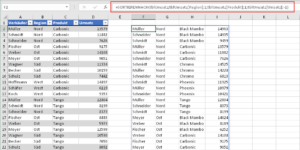Zum Vergrößern bitte auf das Bild klicken Das Ergebnis von SORTIERENNACH