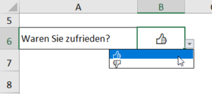 Zum Vergrößern bitte auf das Bild klicken Dropdown-Liste