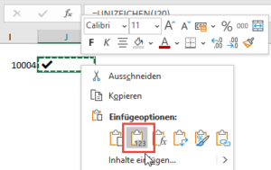 Zum Vergrößern bitte auf das Bild klicken Formel durch Werte ersetzen