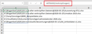 Zum Vergrößern bitte auf das Bild klicken Vertikale Anordnung mit MTRANS
