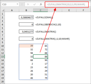 Zum Vergrößern bitte auf das Bild klicken Andere Zellen sind nicht änderbar