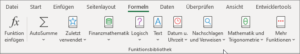 Die Excel-Funktionsbibliothek