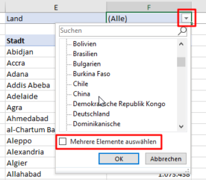 Zum Vergrößern bitte auf das Bild klicken Nach einem Land filtern