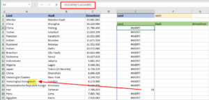 Zum Vergrößern bitte auf das Bild klicken SUCHEN liefert die Position