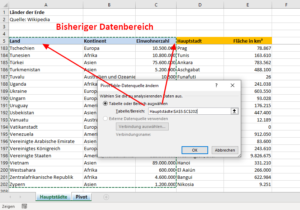 Zum Vergrößern bitte auf das Bild klicken Bisheriger Quelldaten-Bereich