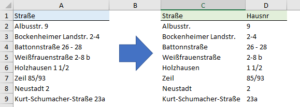Zum Vergrößern bitte auf das Bild klicken Ausgangslage und gewünschtes Ergebnis