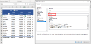 Zum Vergrößern bitte auf das Bild klicken Das (noch unfertige) Benutzerformat