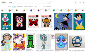 Zum Vergrößern bitte auf das Bild klicken Suchergebnisse zu Pixel Art