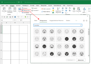 Zum Vergrößern bitte auf das Bild klicken Symbole einfügen