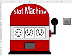 Zum Vergrößern bitte auf das Bild klicken Der fertige einarmige Bandit