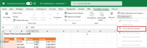 Zum Vergrößern bitte auf das Bild klicken Power Pivot in Formeln konvertieren