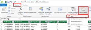 Zum Vergrößern bitte auf das Bild klicken Eine neue Datumstabelle erstellen