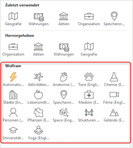 Zum Vergrößern bitte auf das Bild klicken Wolfram-Datentypen
