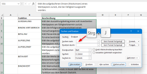 Zum Vergrößern bitte Bild anklicken Suchen und Ersetzen von Textumbrüchen