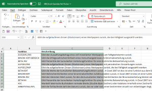 Zum Vergrößern bitte Bild anklicken Textumbruch in der Formatierung entfernen