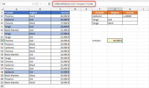 Zum Vergrößern bitte auf das Bild klicken Weitere Kriterien mit UND bzw. ODER verknüpft