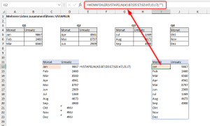 Zum Vergrößern bitte auf das Bild klicken Einfache Fehlerkorrektur mit WENNFEHLER