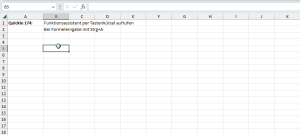 Zum Vergrößern bitte Bild anklicken Funktionsassistent per Strg+A