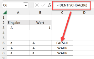 Zum Vergrößern bitte auf das Bild klicken Exakt geht es mit IDENTISCH
