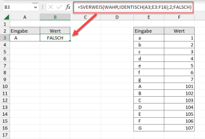 Zum Vergrößern bitte auf das Bild klicken SVERWEIS und IDENTISCH reichen auch noch nicht