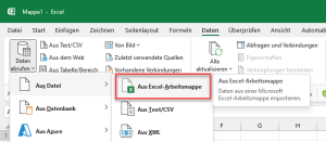 Daten aus Excel-Arbeitsmappe importieren