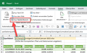 Zelle aus Tabelle/Bereich laden